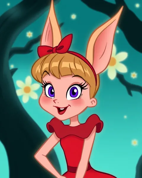 Base de données d'image de cartoon de Cindy Lou Who