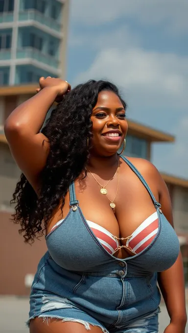 Bbw aux seins énormes : Femme au physique aux seins énormes