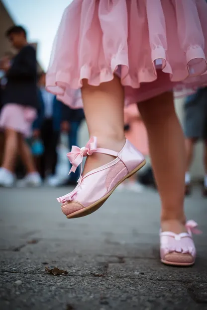 Beauté invisible sous les pieds des filles