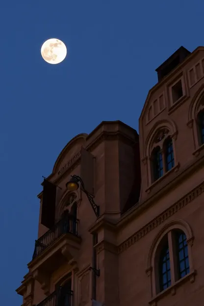 Beaux images de nuit avec la lumière de la lune