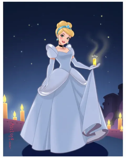 Belles images de personnages de cartoons de Cendrillon