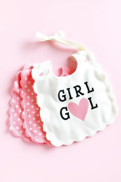 Bibs pour bébé fille pour un nettoyage facile pendant les repas