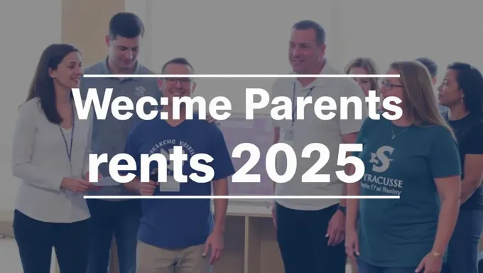 Bienvenue aux parents et à la communauté de Syracuse en 2025