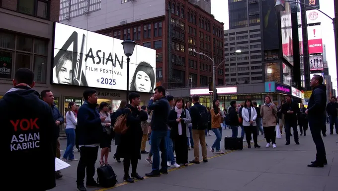 Billets pour le festival de film asiatique de New York 2025 en direct