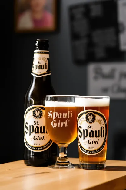 Bière de Saint-Pauli fille : bière d'Hambourg, Allemagne