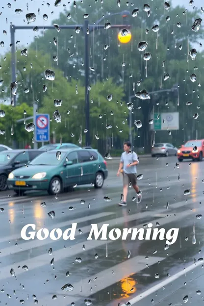 Bon Matin Jour de Pluie Collection d'Images