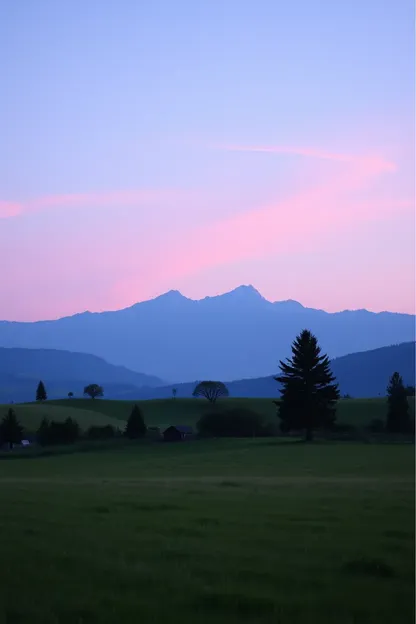 Bon Matin Pays Images de Cieux Ensoleillés et de Horizons Bleus