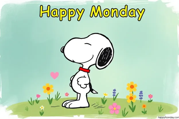 Bon lundi Snoopy images pour un jour ensoleillé