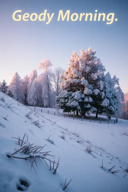 Bon matin, images froides : images du matin froid bon