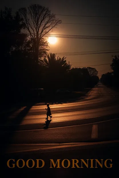 Bon matin, images noires affichées