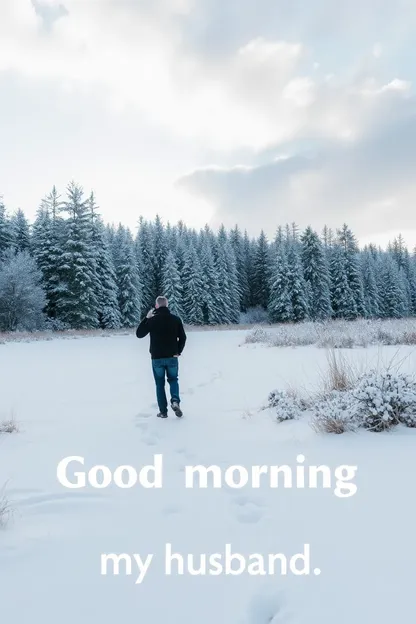 Bon matin, mise à jour d'image du mari