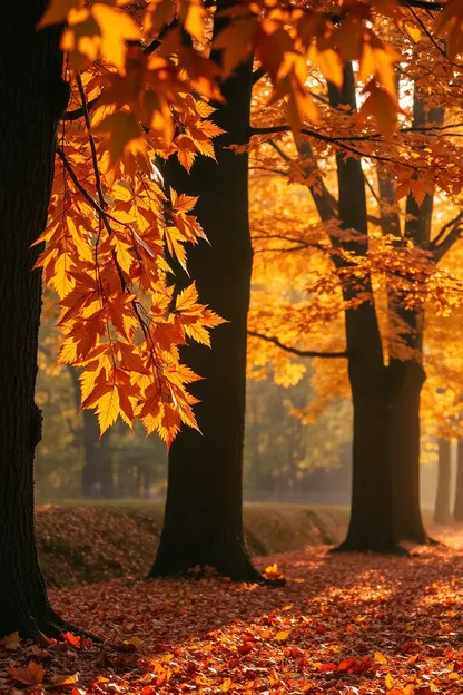 Bonne après-midi, images d'automne avec paysages sereins