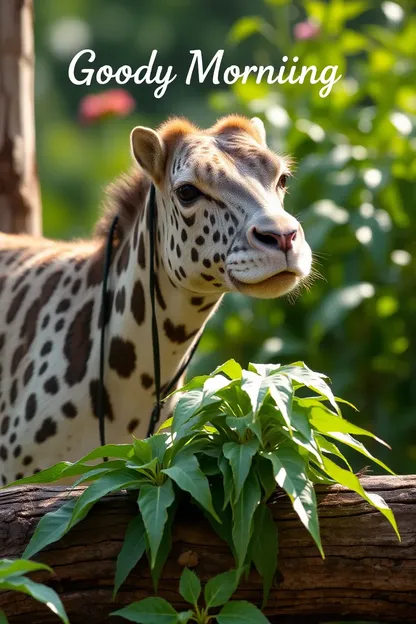 Bonne journée aux images des animaux incroyables pour vous