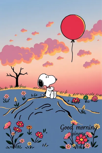 Bonne matinée, Snoopy, album d'images