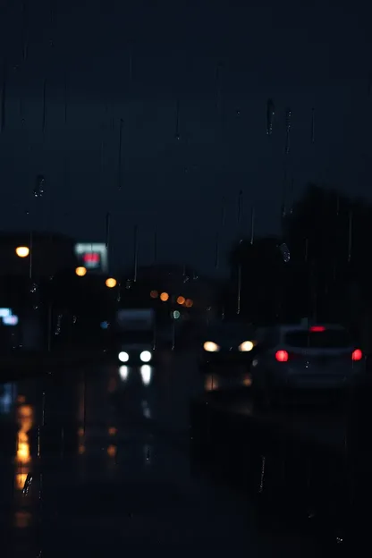 Bonne nuit, images de pluie apportent la tranquillité