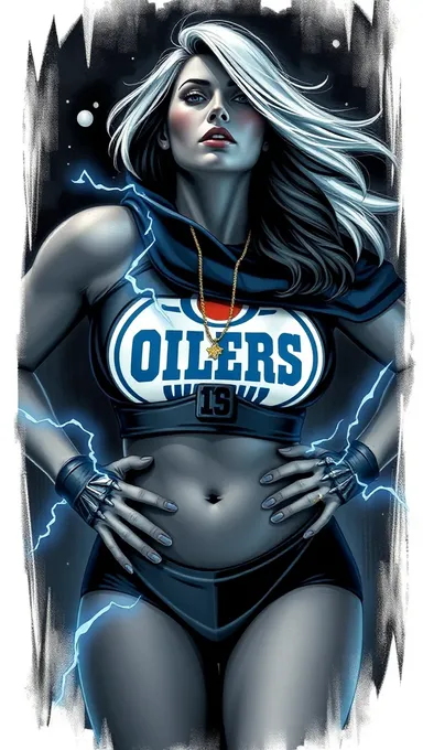 Boob Flash des Oilers : Moment flash de seins dans le hockey