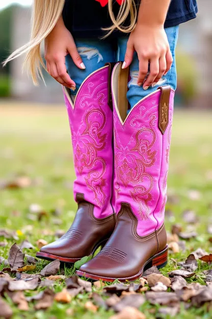 Bottes de cow-boy pour les filles libres et confiantes