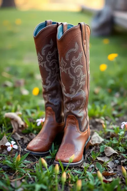 Bottes de cowgirl authentiques pour les filles, pour un style de vie country