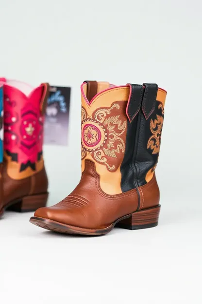 Bottes de cowgirl pour les filles - bottes de pays pour le fun de rodeo