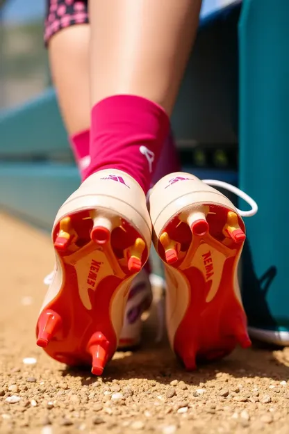 Bottes de softball résistantes pour les filles, pour des matchs difficiles