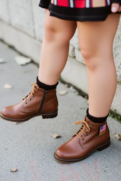 Bottes marron pour vêtements quotidiens des filles