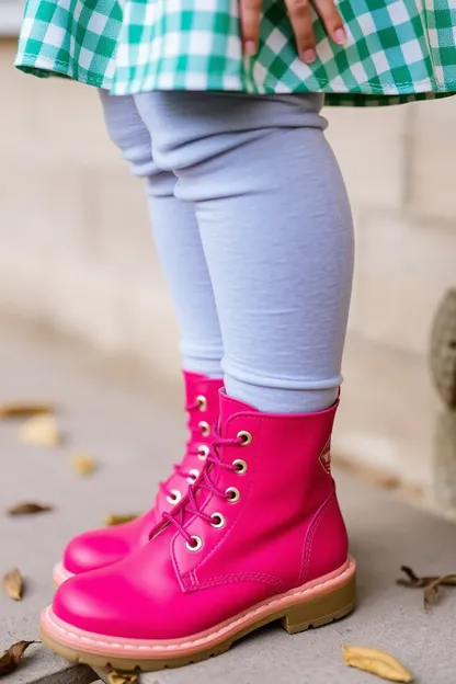 Bottes pour les filles en matières douces pour bébés