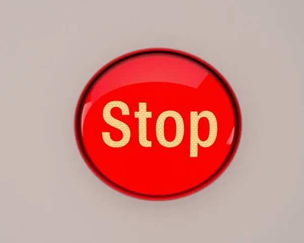 Bouton de stop rouge PNG conception graphique