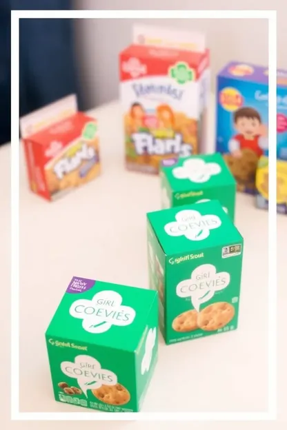 Boîtes de biscuits des Girl Scouts disponibles dans de nombreux goûts