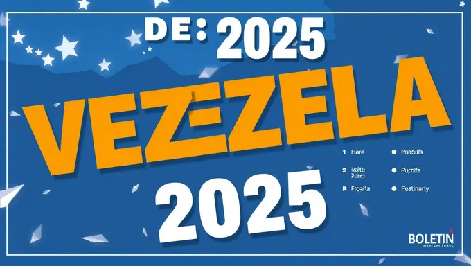 Bulletin d'information sur les élections 2025 au Venezuela