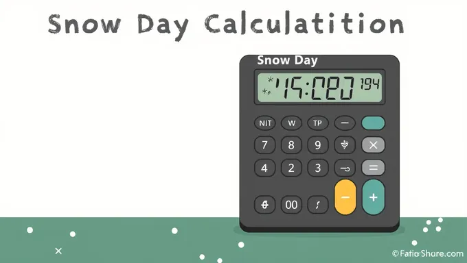 Calculateur de Jour de Neige 2025 : Même Titre Encore