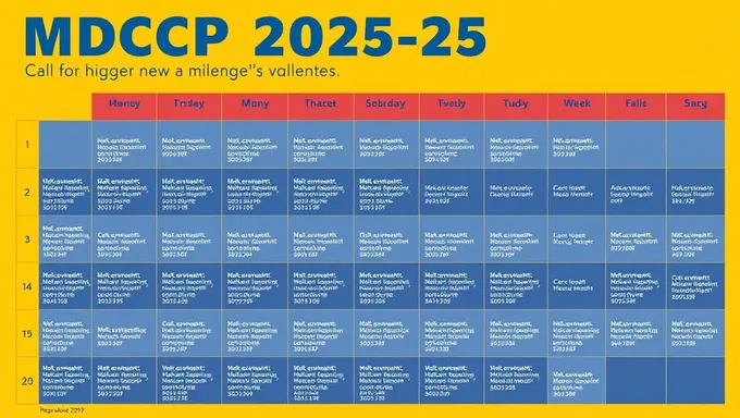 Calendrier 2025-25 du district du MDCPS pour la planification