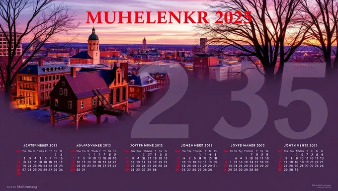 Calendrier 2025 de Muhlenberg met en avant des événements clés