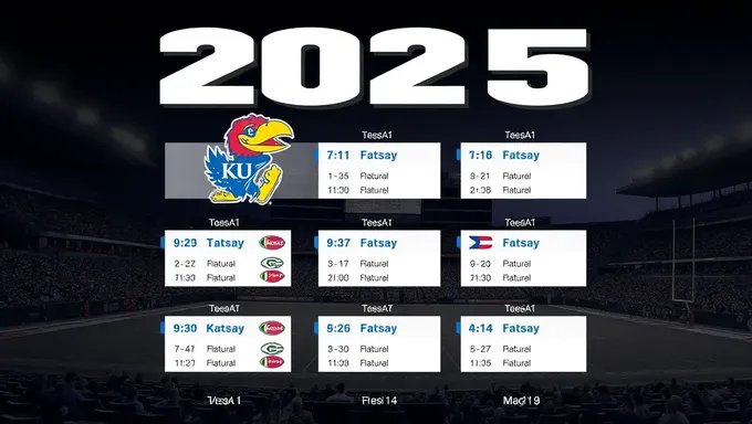 Calendrier de Football de KU 2025 : Esprit de Défi pour les Fans