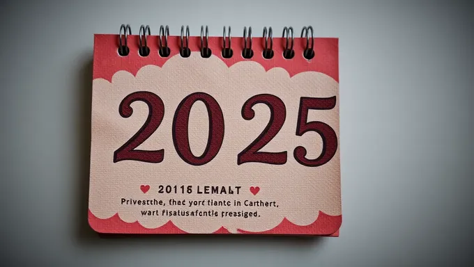 Calendrier de poche 2025 pour rester organisé et concentré