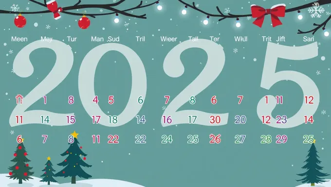 Calendrier des Fêtes 2025 pour des Idées de Cadeaux