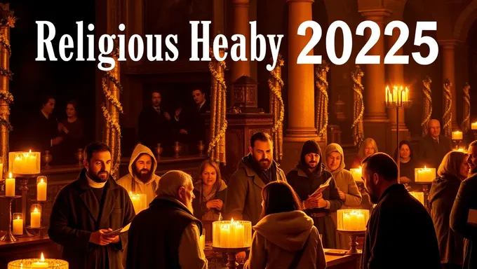 Calendrier des fêtes religieuses et observances 2025