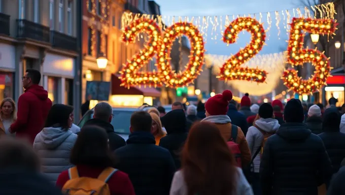 Calendrier des jours fériés 2025 inclut la veille et le jour de l'An