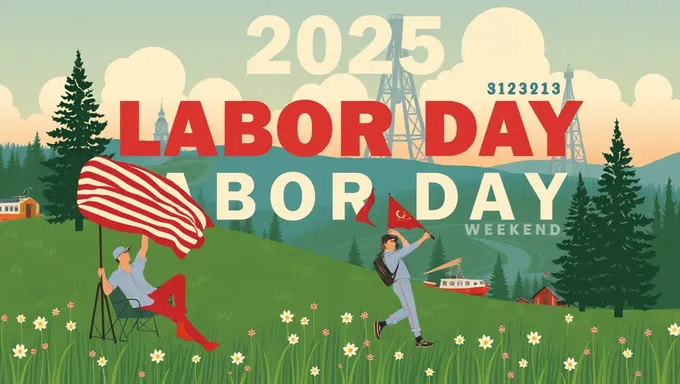 Calendrier des événements du week-end du Labor Day 2025