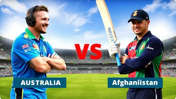 Calendrier du Match de Cricket Mondial 2025 entre l'Australie et l'Afghanistan