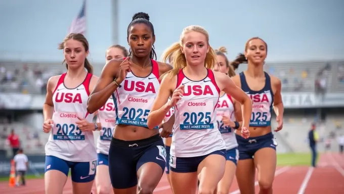 Candidature olympique de l'équipe de course et athlétisme féminine des États-Unis 2025