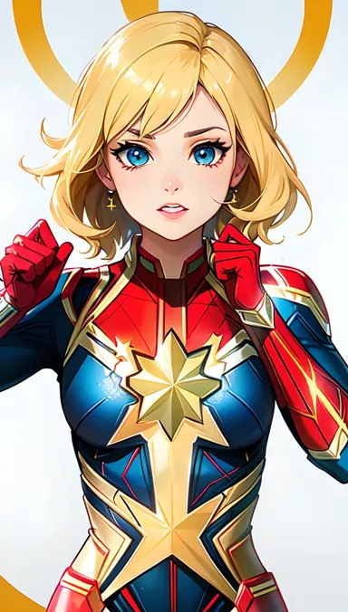 Captain Marvel R34 Déchaîne sa fureur