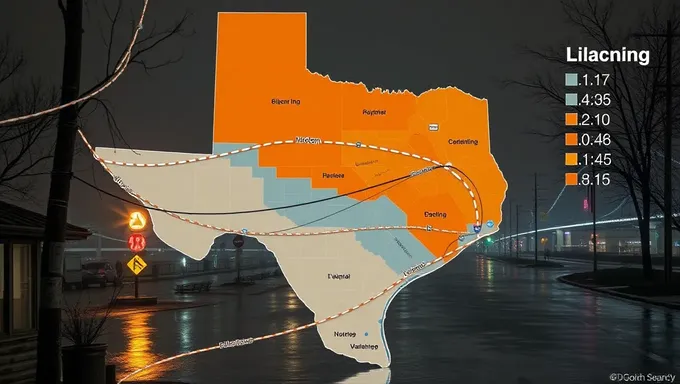 Carte de l'inondation du Texas 2025 : les résidents sont priés de rester informés