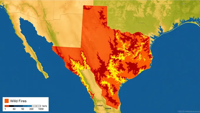 Carte et actualités des feux de forêt du Texas 2025