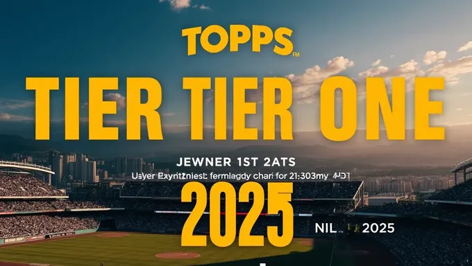 Cartes Topps Tier One 2025 seront très collectibles