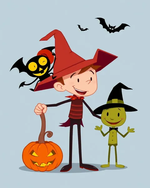 Cartoons et images d'Halloween pour le délice des enfants