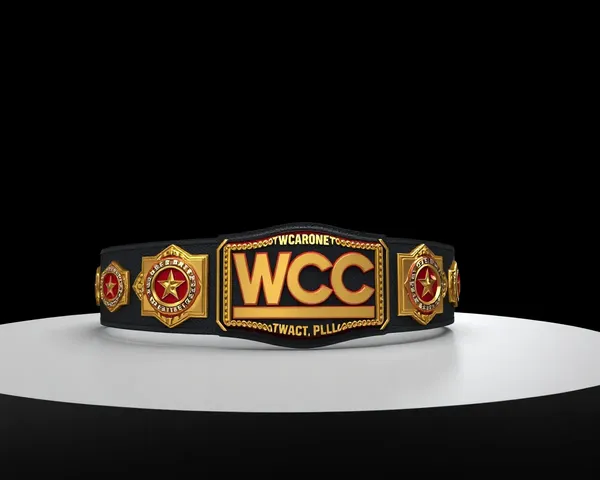 Ceinture de ceinture WCCW au format de fichier d'image PNG