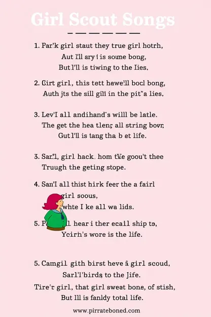 Chansons de Girl Scout pour les réunions