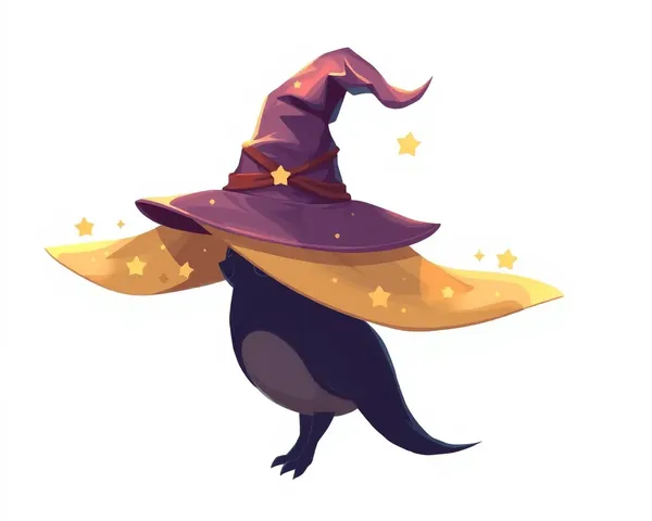 Chapeau de sorcière PNG pour art whimsical