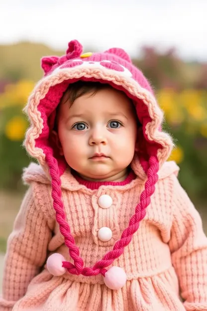 Chapeaux de bébé fille pour les bébés doux