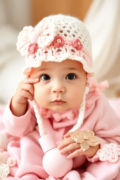 Chapeaux de bébé fille pour les bébés mignonnes